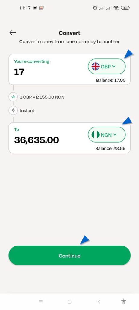 Convert Pounds to Naira with Lemfi